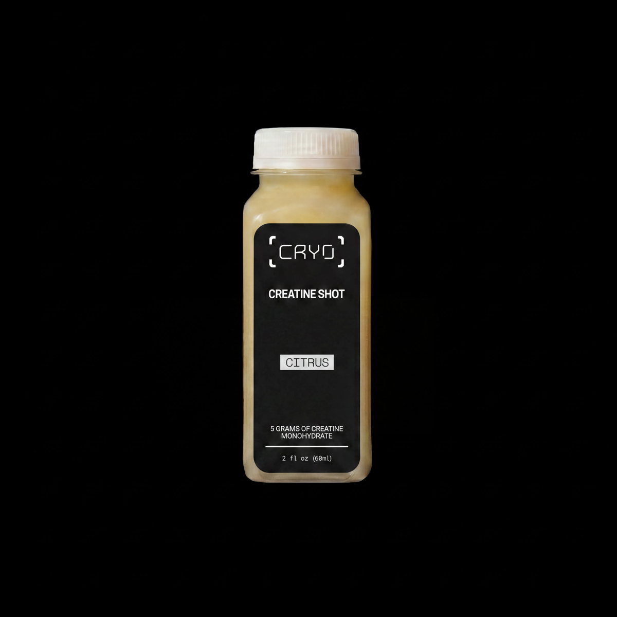 CRYO creatine shot bottle