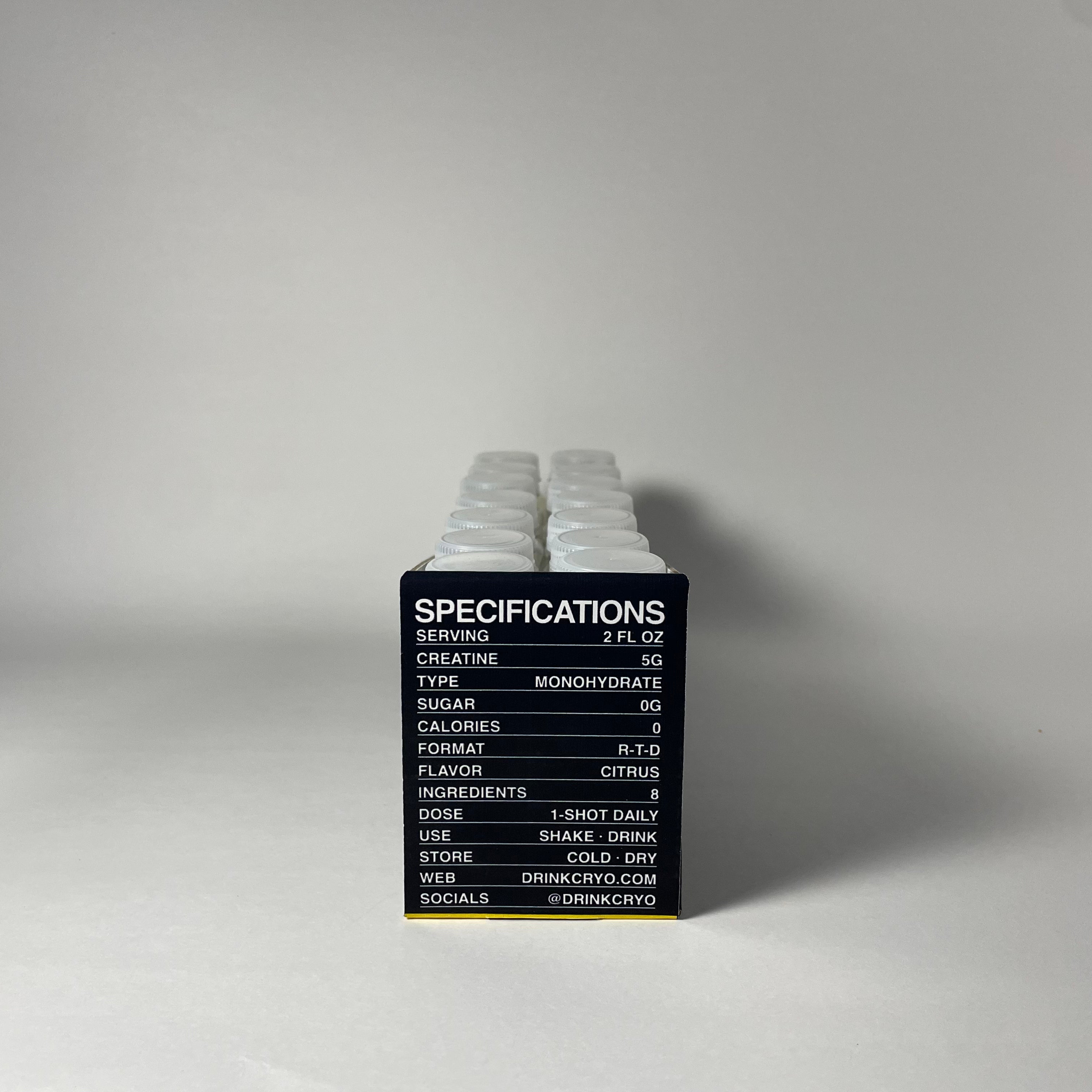 Cryo Liquid Creatine Shots - Citrus Flavor