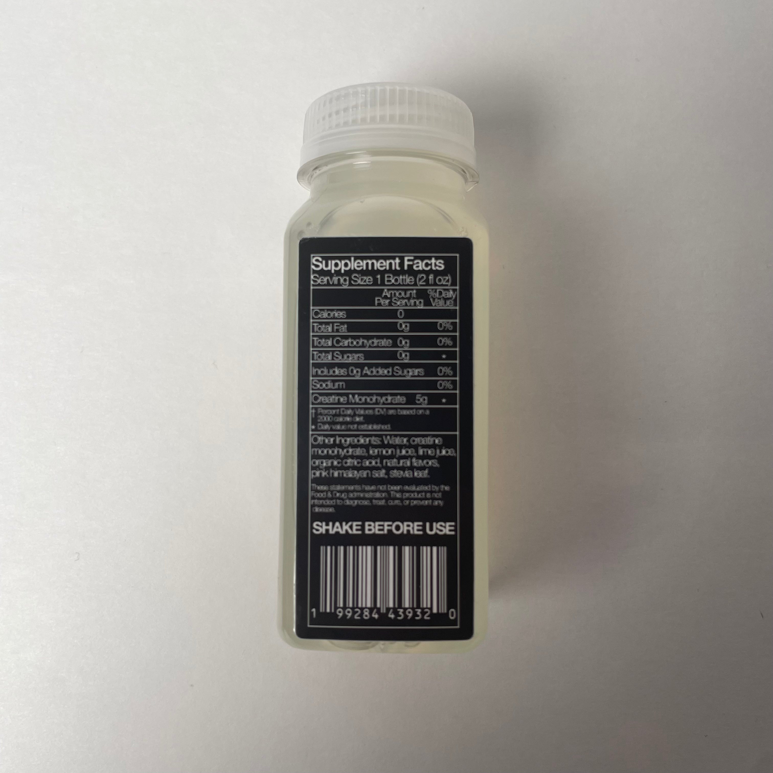 Cryo Liquid Creatine Shots - Citrus Flavor