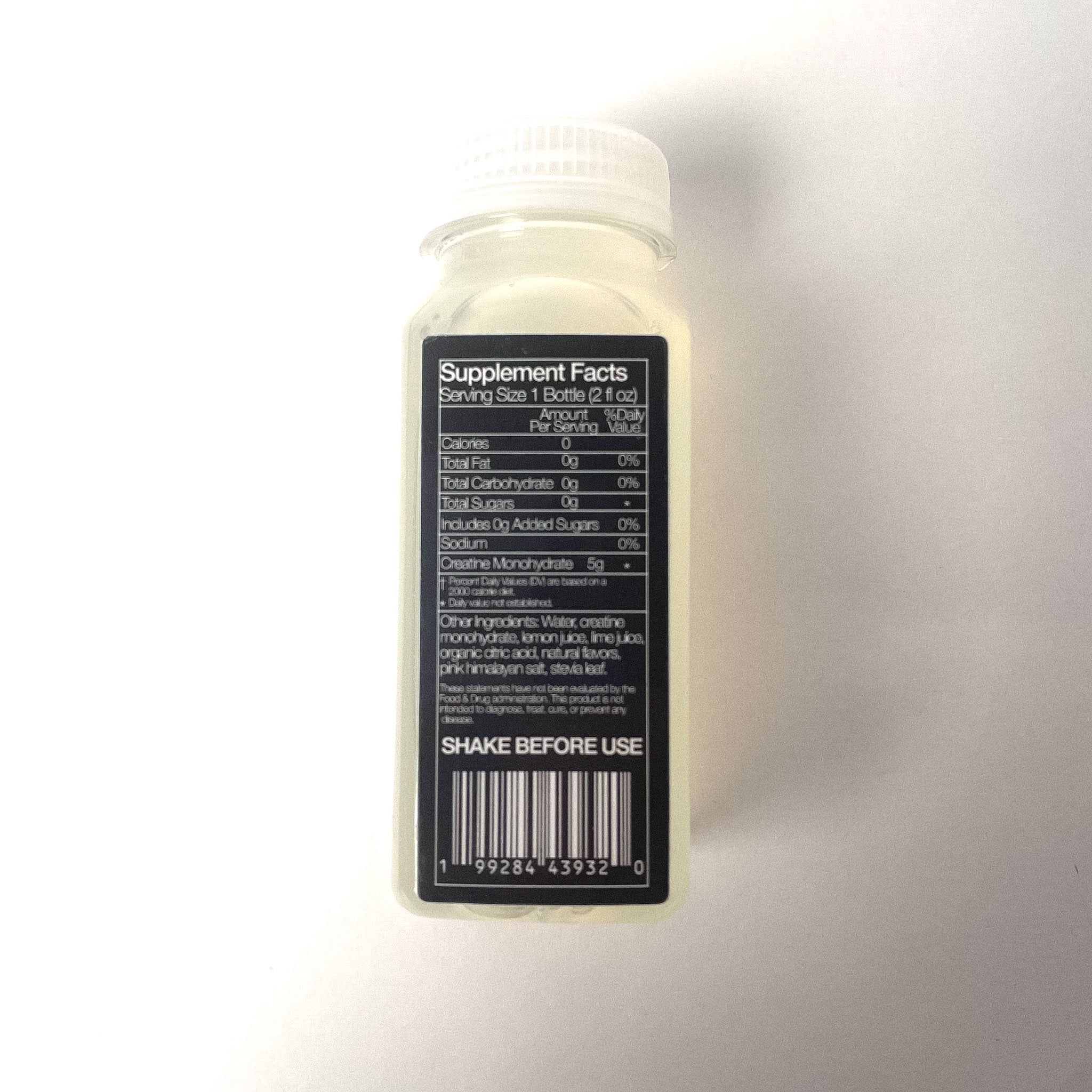 Cryo Liquid Creatine Shots - Citrus Flavor