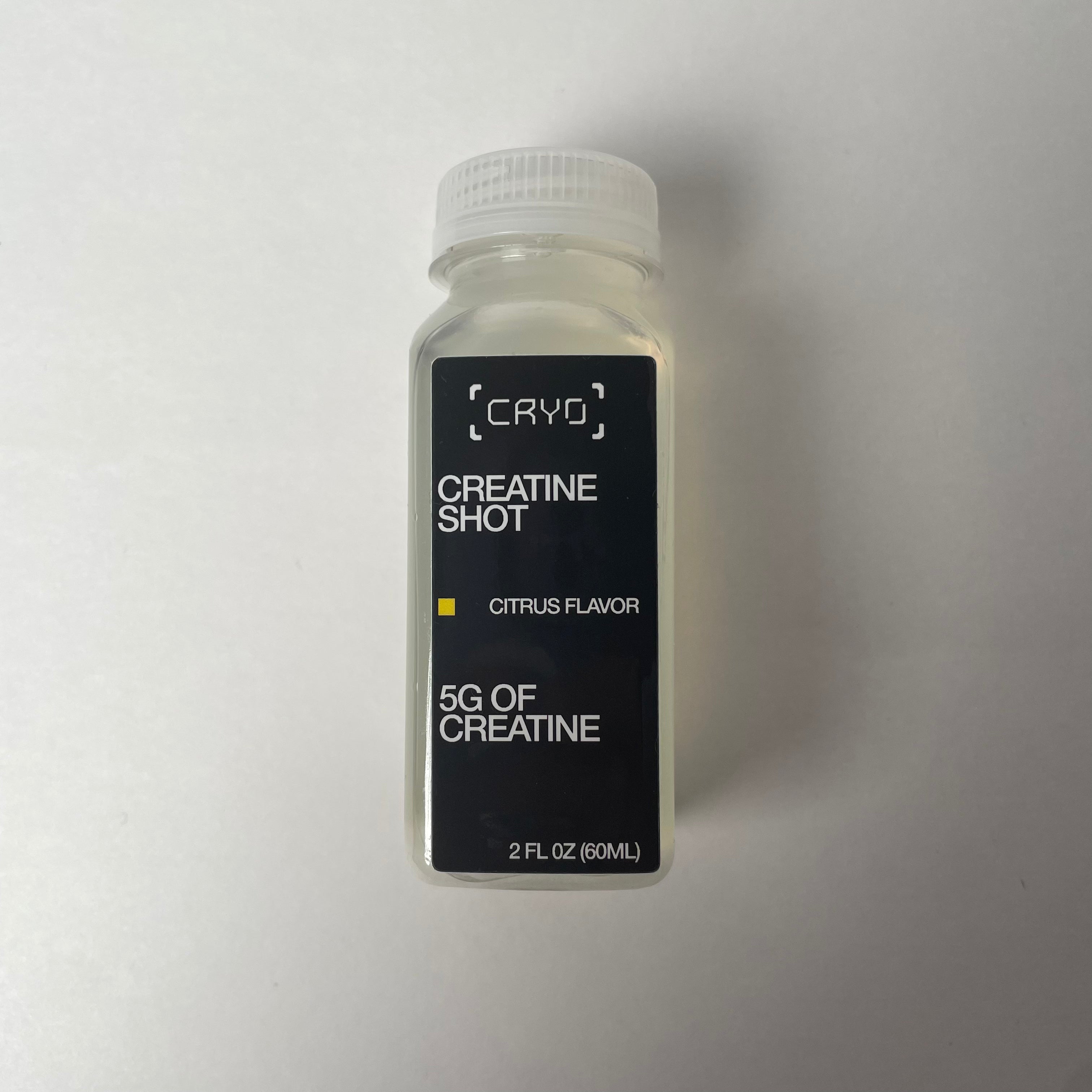Cryo Liquid Creatine Shots - Citrus Flavor