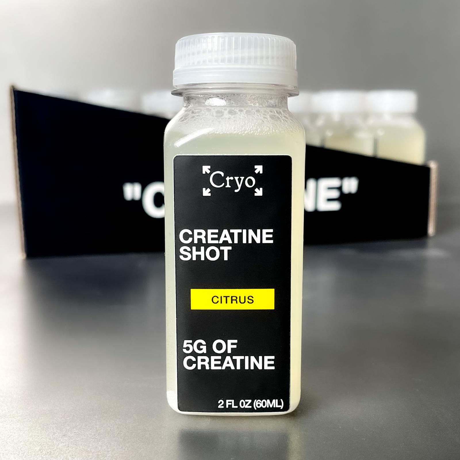 Cryo Liquid Creatine Shots - Citrus Flavor