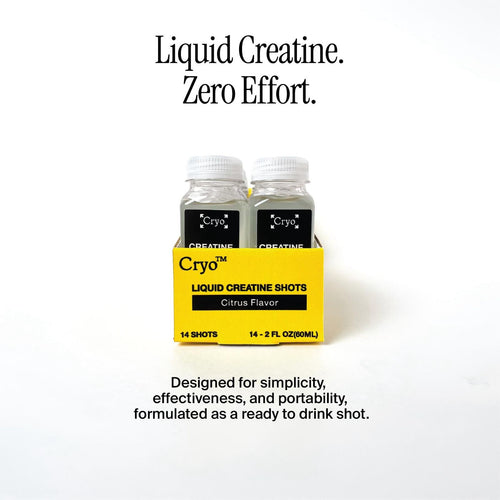 Cryo Liquid Creatine Shots - Citrus Flavor