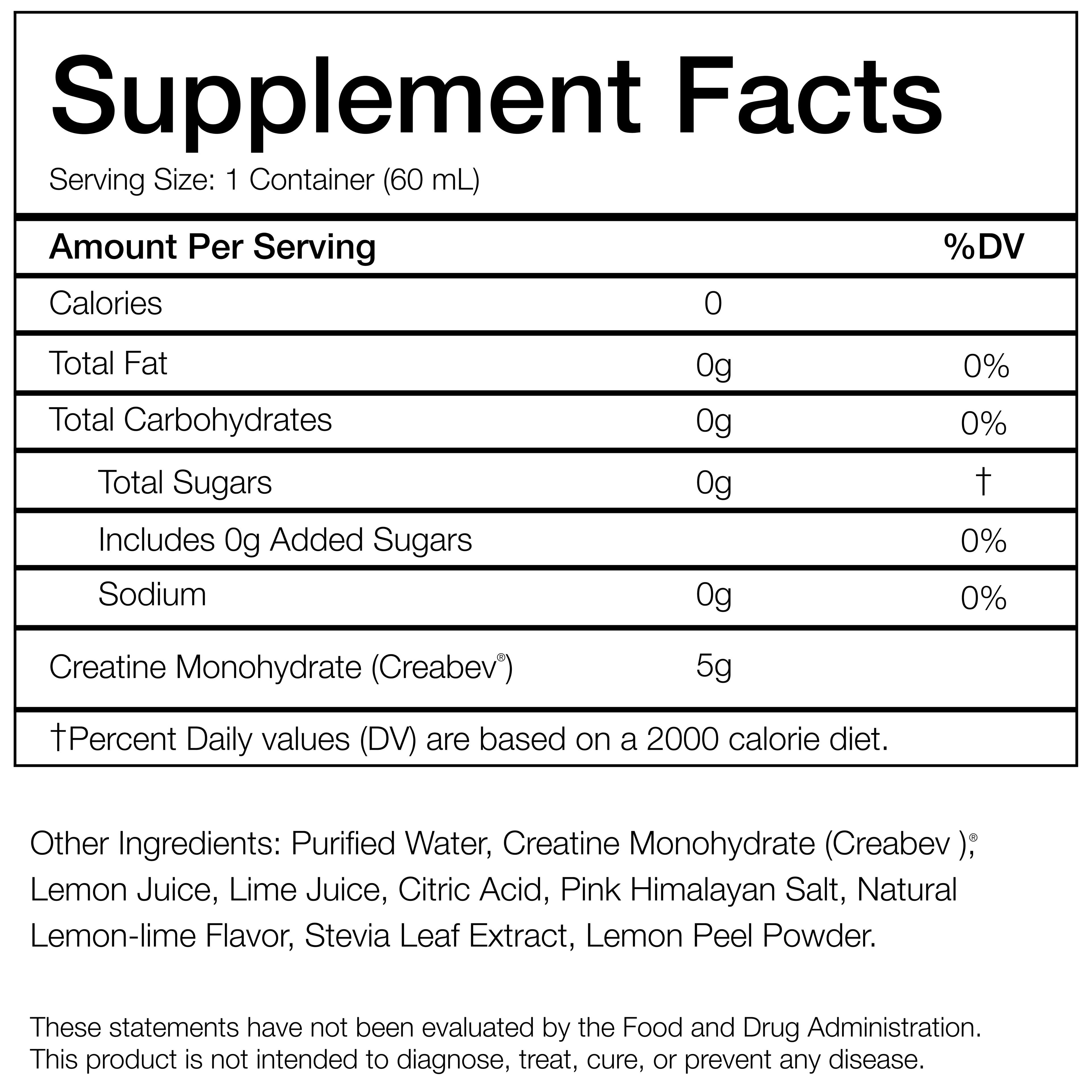 Citrus Creatine Shot