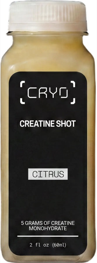 CRYO creatine shot bottle